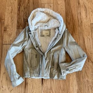 Buckle day trip Sherpa jacket M EUC